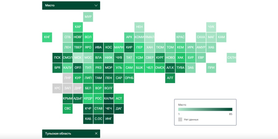 Типичная зарплата туляков — 45–95 тысяч рублей