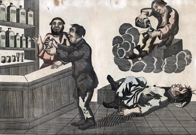 Опохмеляются (с натуры).