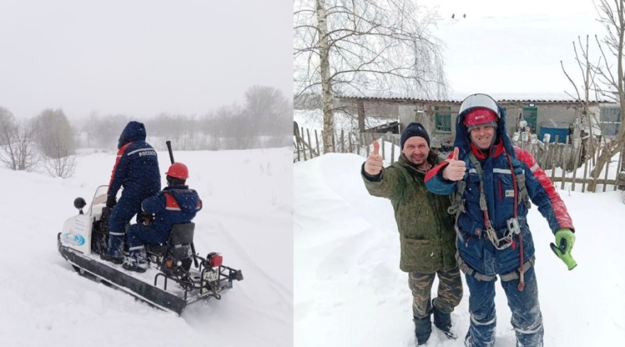 На снегоходе за 12 вёрст