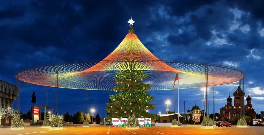 В Туле установят рекордную новогоднюю ёлку