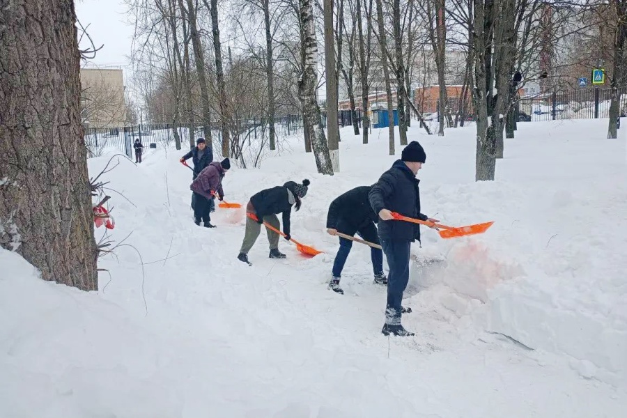 36 тысяч туляков вышли на «Снежный субботник»