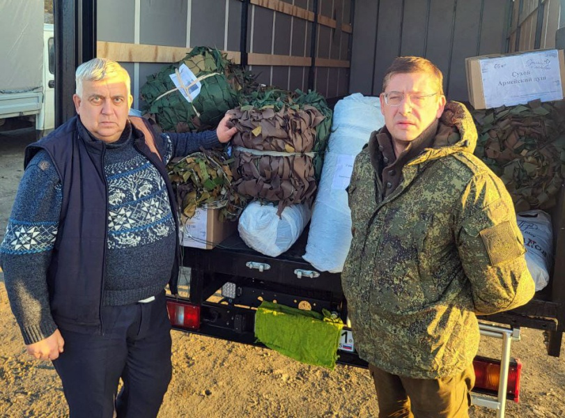 Очередной груз дополнительной материальной помощи доставлен в зону СВО в канун Рождества