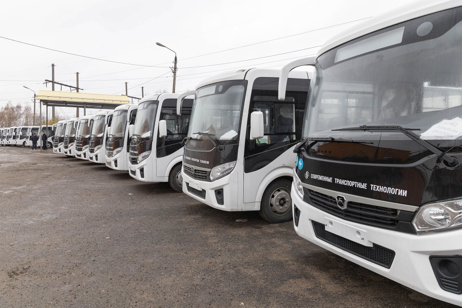 Тула обновляет автопарк: 33 новых автобуса