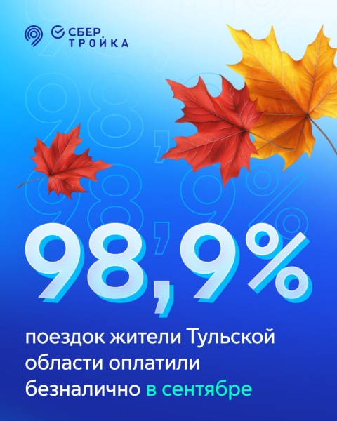 Тульская область стала лидером России по безналичной оплате проезда
