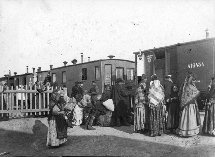 Состав беженцев в Туле.