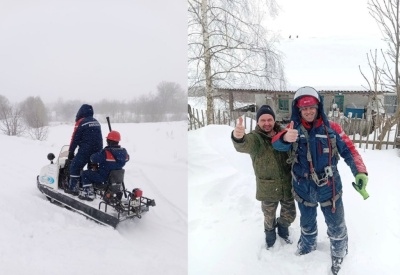 На снегоходе за 12 вёрст