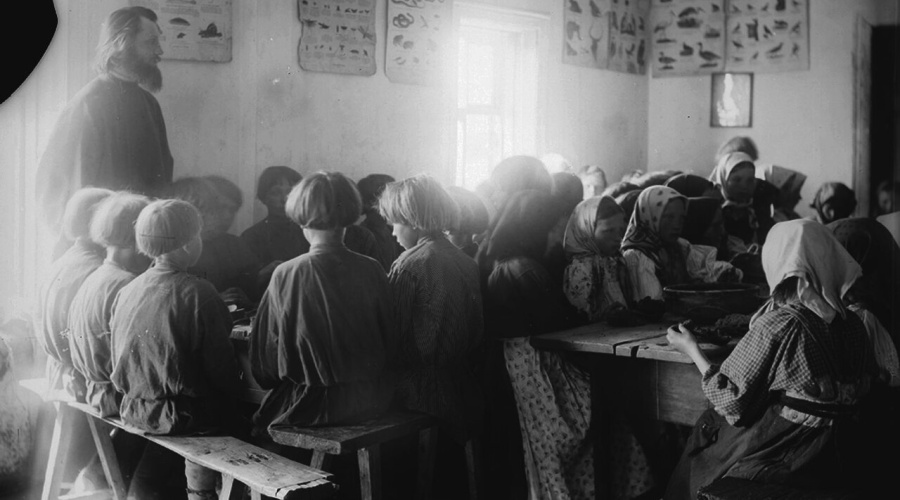 Обучение детей в России.